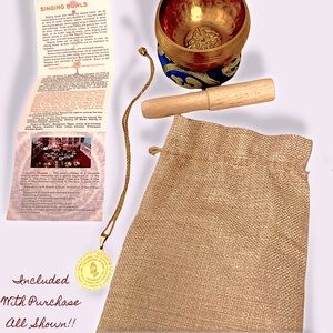 Meditation Singing Bowl with included gifts